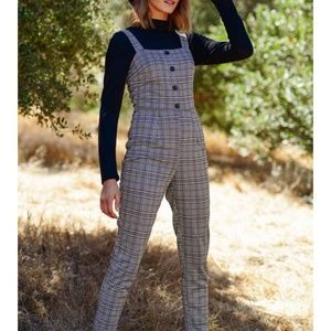 Plaid Jumpsuit